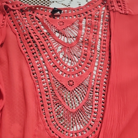 Lane Bryant Coral Kimono - Picture 7 of 11